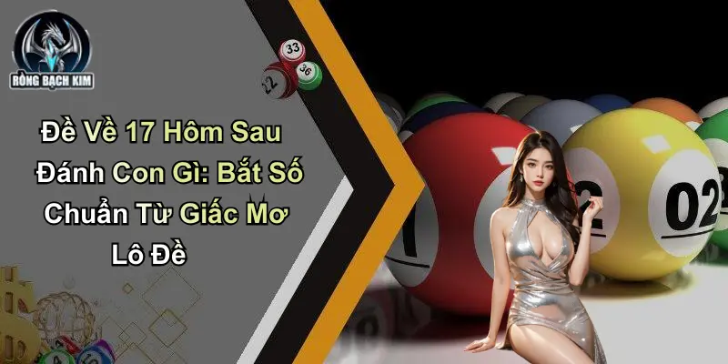 Đề Về 17 Hôm Sau Đánh Con Gì: Bắt Số Chuẩn Từ Giấc Mơ Lô Đề