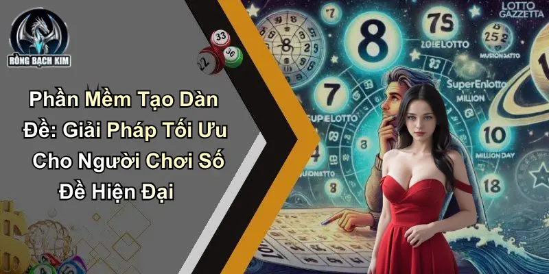 Phần Mềm Tạo Dàn Đề: Giải Pháp Tối Ưu Cho Người Chơi Số Đề