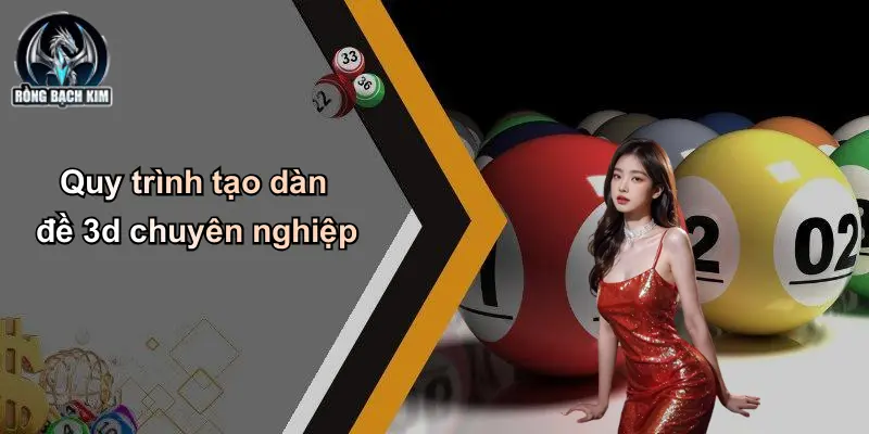 Quy trình tạo dàn đề 3d chuyên nghiệp