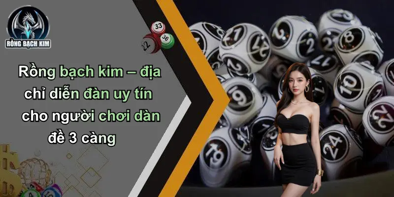 Rồng bạch kim – địa chỉ diễn đàn uy tín cho người chơi dàn đề 3 càng