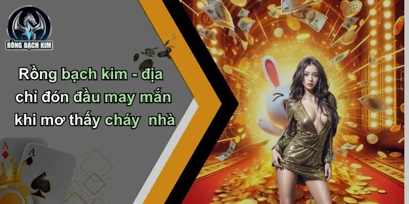 Rồng bạch kim - địa chỉ đón đầu may mắn khi mơ thấy cháy nhà